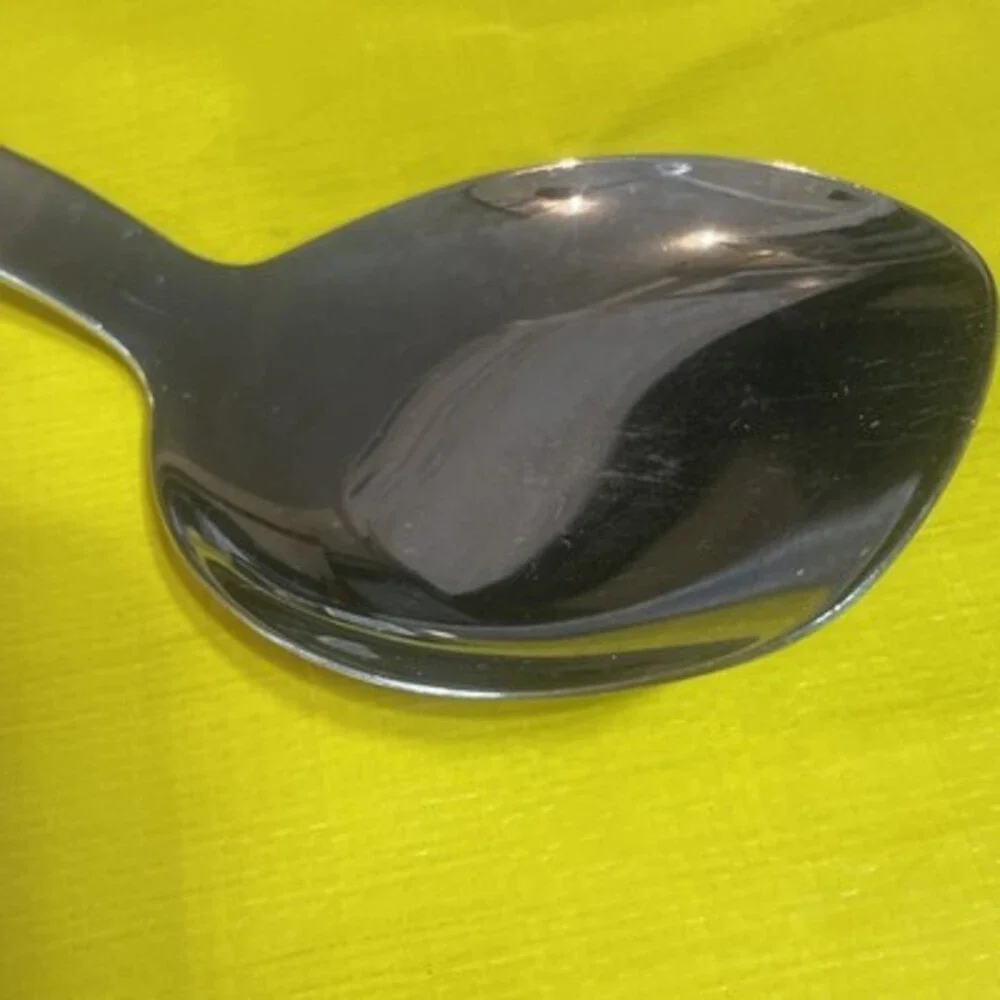 Williams-Sonoma 18/10 Stainless Steel Solid Serving Spoon Cutout Hanging Handle